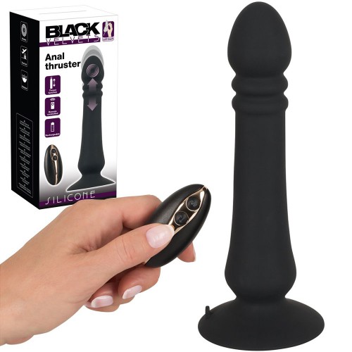 Anaal vibrator met stuwfunctie van Black Velvets - or-05999800000