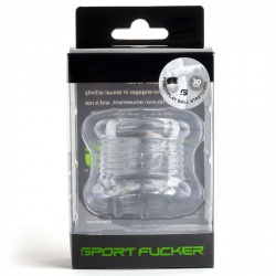 PowerPlay Ball Stretcher Clear by SportFucker - du-140302