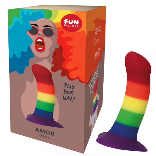Dildo Amor PRIDE limited edition design by FUN Factory