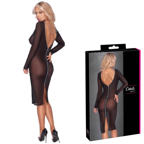 Kleid in Transparenz von Cottelli Collection - or-27184801021