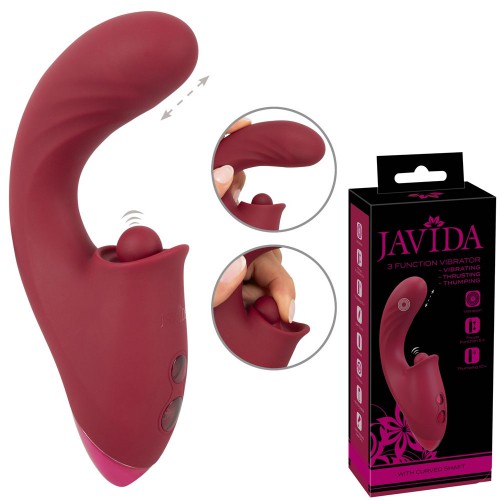 3 Functie Stotende Vibrator van JAVIDA - or-54029210000