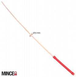 6 mm Rotan Cane met gewikkelde rode handgreep - mae-sm-104-6r