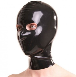 Anita Berg Latex mask with closed mouth and zipper - ab4023z
