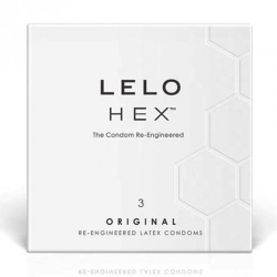 LELO - HEX Condoms Original (3 Pack) - ri-5830