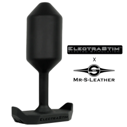 ElectraStim x Mr. S Leather - 's werelds meest comfortabele siliconen elektro-buttplug - em3910
