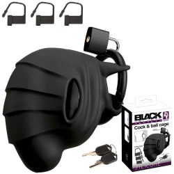 Silicone Cock & Ball cage by Black Velvets - or-50043650000