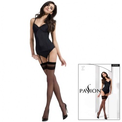 17 Den Black Stockings by Passion - st002blk