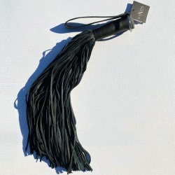 Extra zware Lederen Flogger – 146 Striemen By Saxos - os-0137