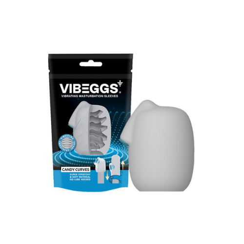 Candy Curves  - Vibrating Masturbation Sleeve by VIBEGGS 