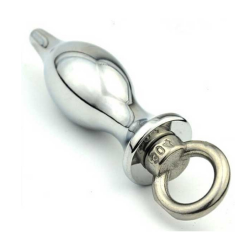 Aluminium Butt Plug Ø 45 mm with Metal Handle  - bhs-534l