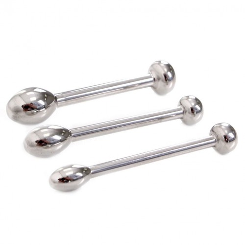 Urethral Trainer Kit - 3 Solid Tear Penisplugs