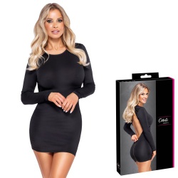 Cottelli Tight-fitting long-sleeved mini dress - or-27192661021
