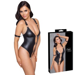 Crotchless matte look string body by Cottelli BONDAGE - or-2643189