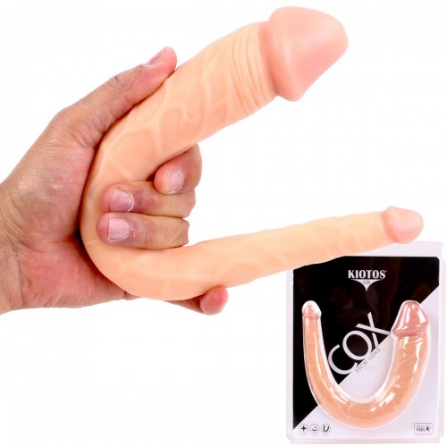 13.8 inch Double Dong Kiotos COX Flesh 028