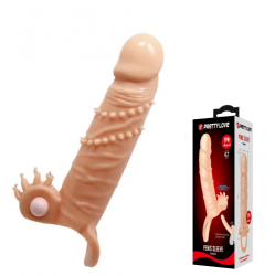 Penishüllen-Vibrator mit Klitorisstimulator von Pretty Love - Connor - ri-4955