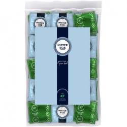 Hauchdünne Kondome Mister Size 47 mm - 100 pack - or-04159280000