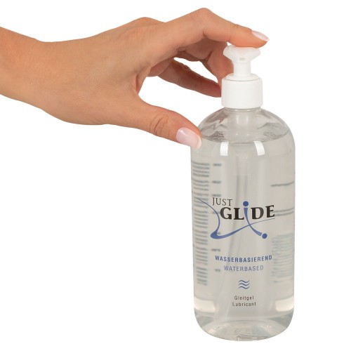 Glijmiddel op waterbasis van Just Glide - 500 ml