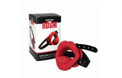 Vibrating Mouth Gag Silicone Lips & Tongue - by Kiotos - opr-390004