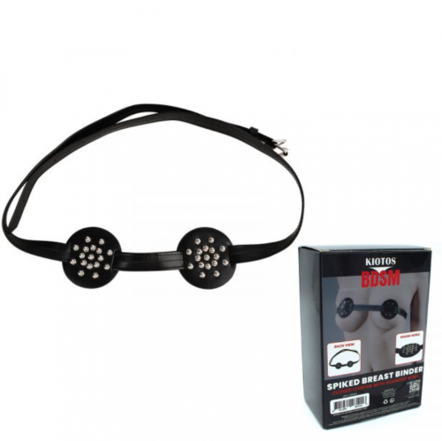 Brustbinder mit geschlossenem Mittelteil und abgerundeten Druckknöpfen