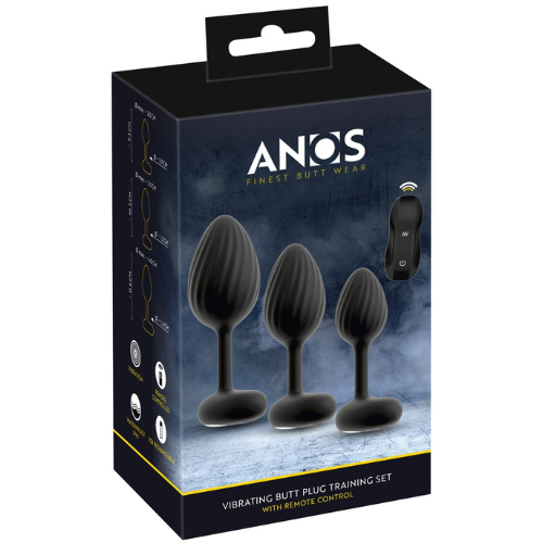 ANOS RC Analplug-Set mit Vibration