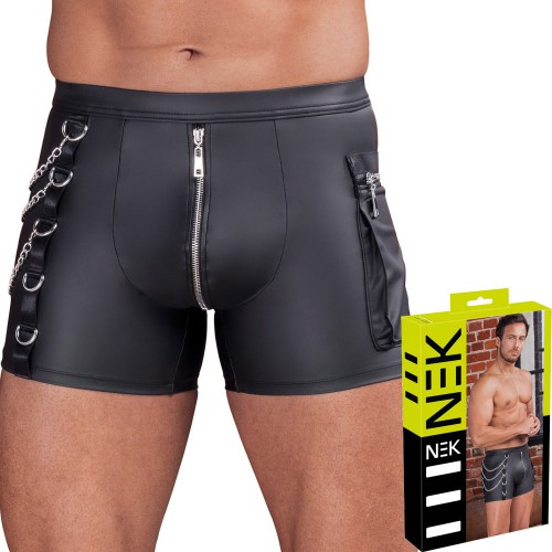 Enge betonende Pants Cooler im schwarzer Mattlook