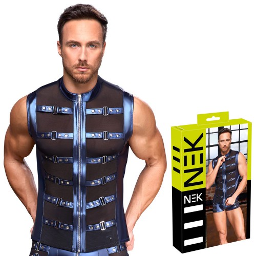 Sleeveless, figure-emphasising shirt by NEK