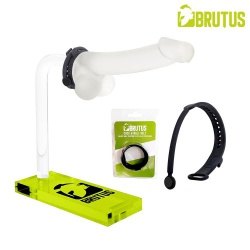 BRUTUS Click-N-Go Verstelbare Siliconen Penisring - du-138198