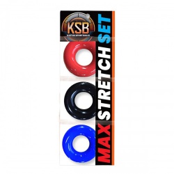 Max-Stretch Cockring 3er-Pack von Kiotos - opr-ksb-024