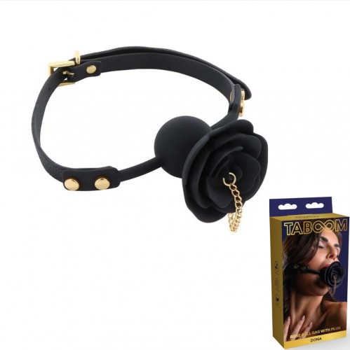 Rose Ball Gag mit Plug von Taboom