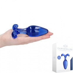 Expert - Glazen Buttplug van Chrystalino  - sh-chr016blu
