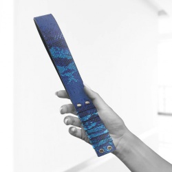 Paddle mit blauem Schlangenmuster - sht-ou1002blu