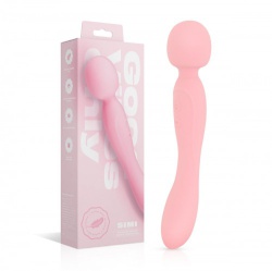 Simi Pink Doppelseitiger Zauberstab-Vibrator von Good Vibes Only - odc-gvo024