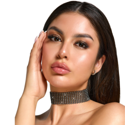 Strassbesetztes Choker-Halsband von Cottelli ACCESSORIES - or-24504881001