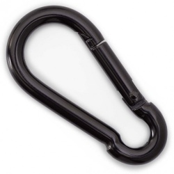 Black Steel Carabiner hook 60x6 - sr-9709687