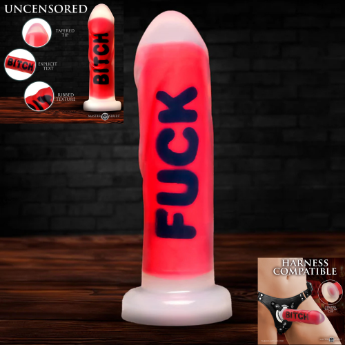 The FUCK Silicone Dildo - sht-ah659