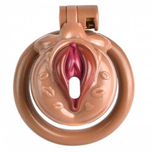 Sissy Kiss Chastity Cage