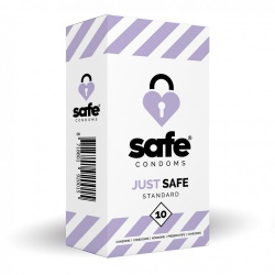 SAFE - Condoms With Silicone-Based Lubricant - 10 pieces - e25151