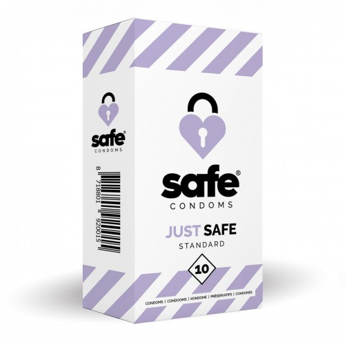 SAFE - Condoms With Silicone-Based Lubricant - 10 pieces - e25151