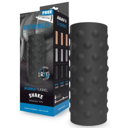 Bubble Tunnel Shake Reverso Masturbator – Schwarz - m4m-51204