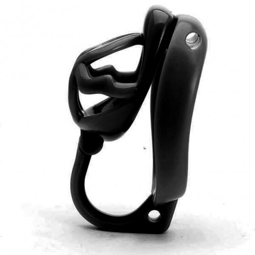 Turtle shell Stub mini chastity - Black - bhs-turtle-stub-b