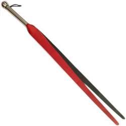 79 cm long Double leather Slapper with stainless steel handle - nl-kz1368rb