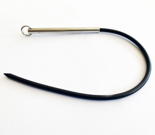 Latex Single Tail met RVS Handgreep - ll-1000301