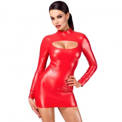 Bombshell Bodycon Dress Red - nh-f367