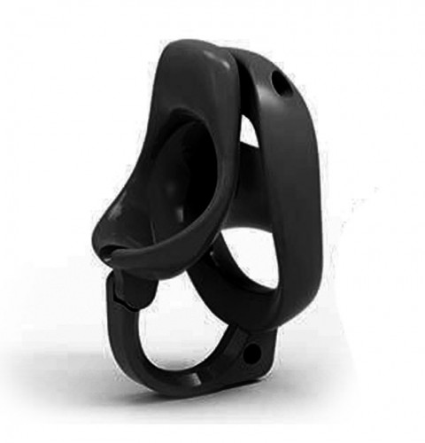Turtle shell Null micro chastity - Black - bhs-turtle-null-black