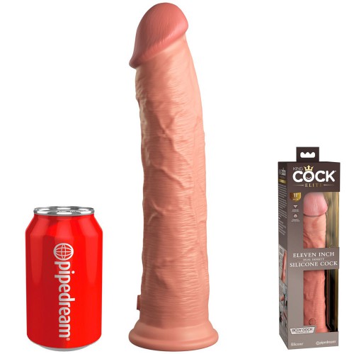 11“ Dual Density Silicone Cock by King Cock - Pipedream - or-05467630000