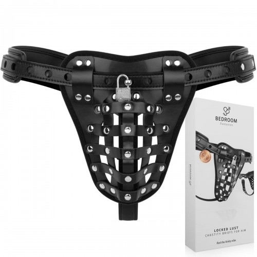 Bedroom Fantasies - Chastity Cage Jock - Black - odc-121055-black