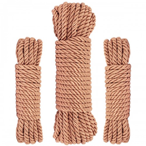 Rosy Gold – Rope Set – Luxury Bondage Ropes - odc-120971
