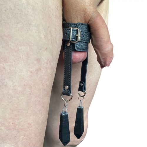 Black PU-Leather Ball Stretcher - bhs-304