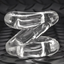 Z-BALLS ballstretcher & cockring ATOMIC JOCK Clear - bhs-315c