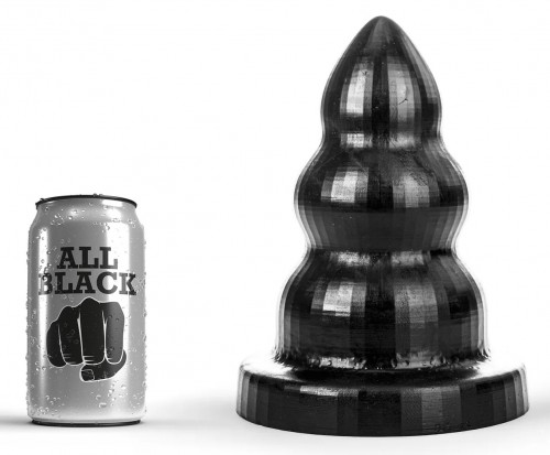 All Black - Triple Pleasure Plug - m4m-51568